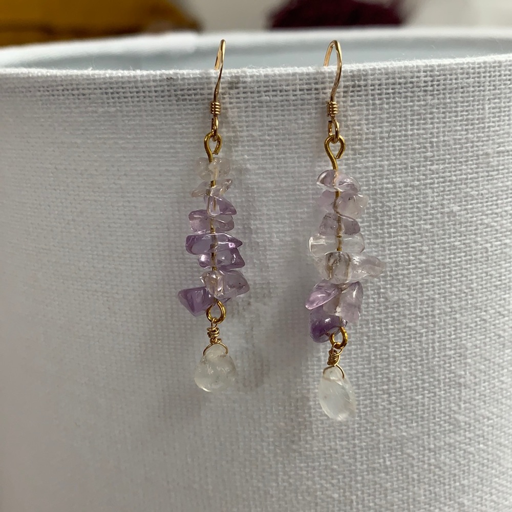 Amethyst earrings